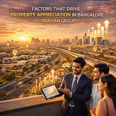 Factors That Drive Property Appreciation In Bangalore Ft. Oraiyan Groups